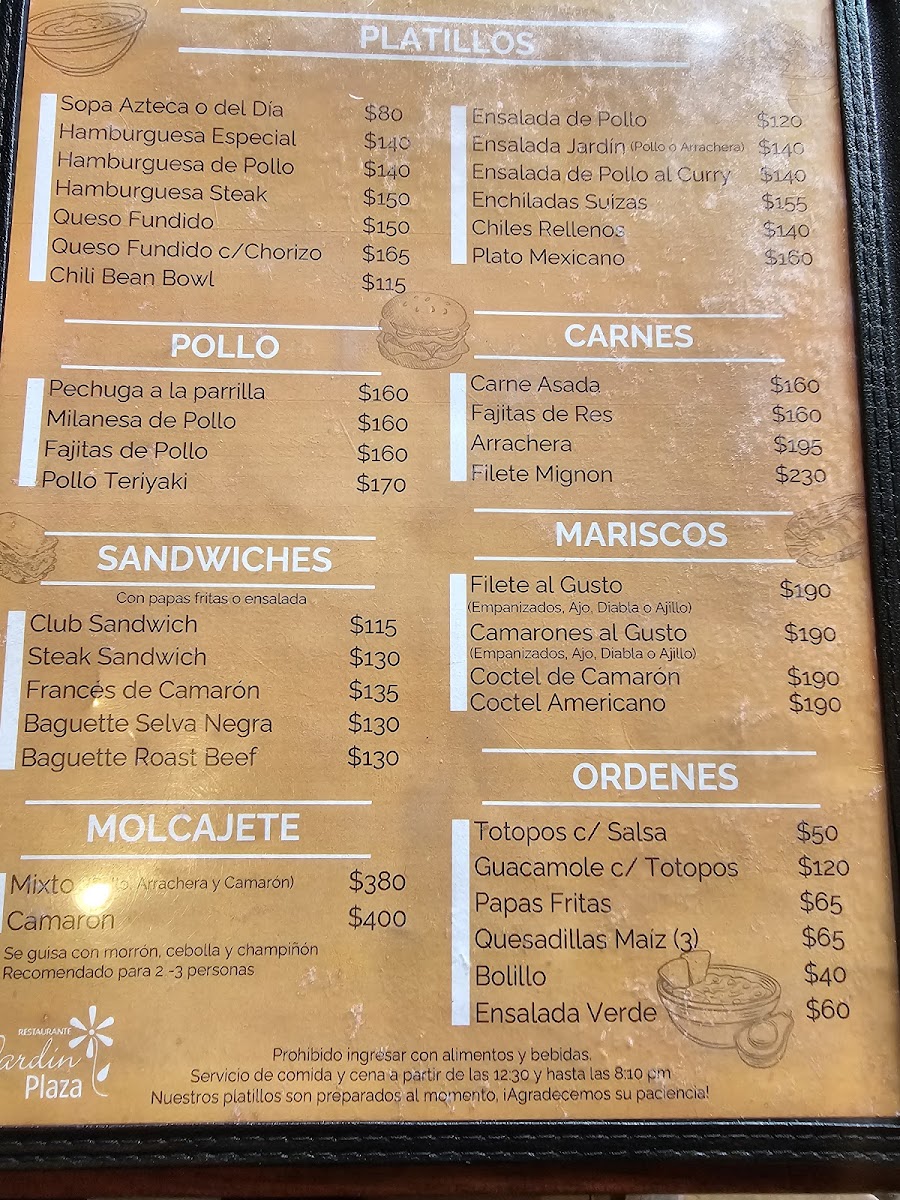 Jardin Plaza Restaurant Menu - Image 3